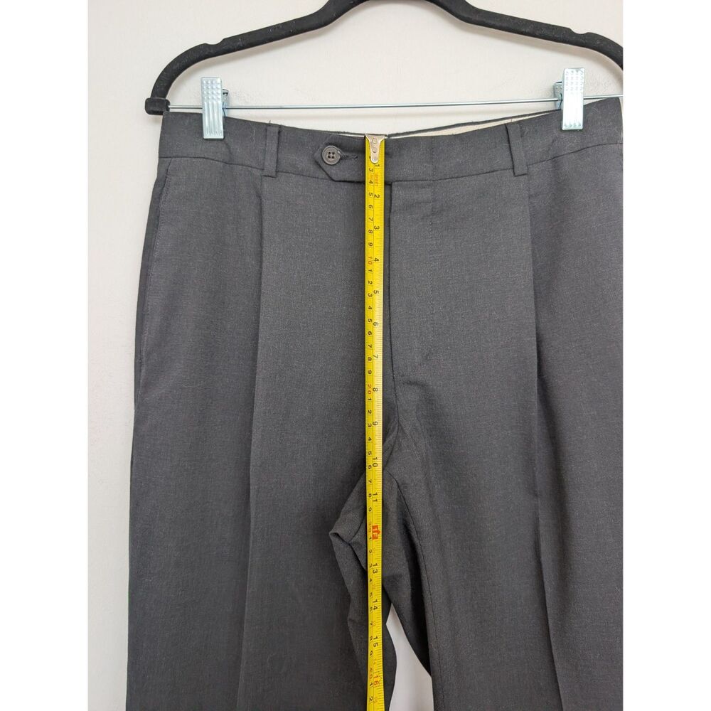 Vintage Oscar de la Renta Wool Gray Mens Dress Pants Trousers Sz 30 - Picture 12 of 16